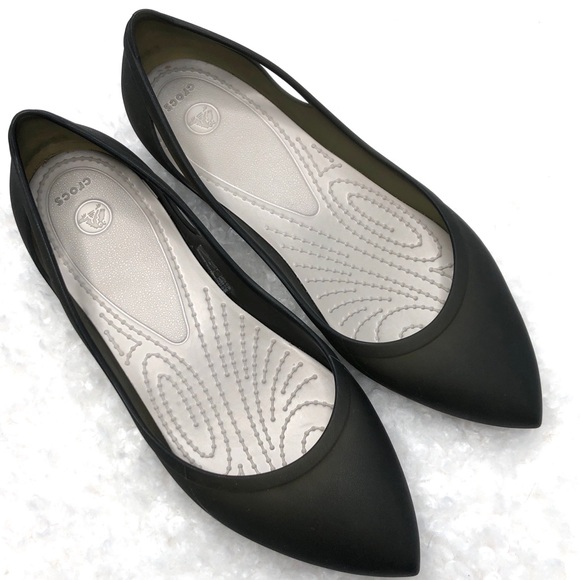 crocs pointed flats